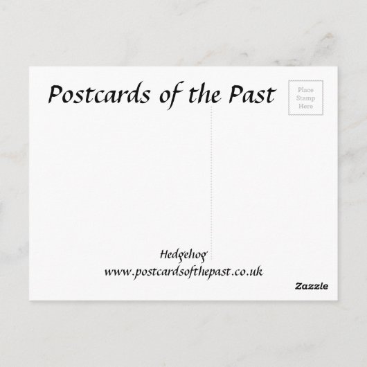 Carte Postale Ancienne - Hérisson (Dos)