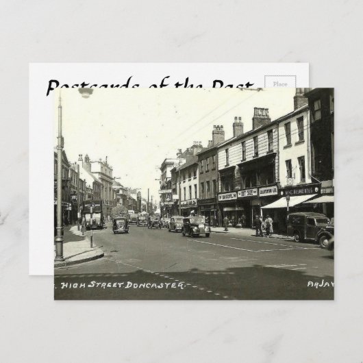 Carte postale ancienne - High Street, Doncaster, Y (Devant / Derrière)