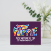 Carte Postale Ancienne hippie (Debout devant)