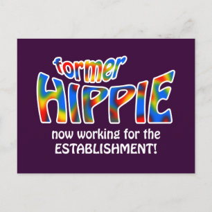 Carte Postale Ancienne hippie