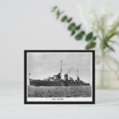 Carte postale ancienne - HMS (plus tard HMNZS) Ach (Debout devant)