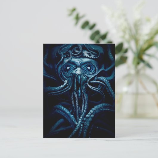 Carte Postale Ancienne Horreur Eldtich : Deep Ocean Kraken (Debout devant)