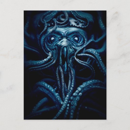 Carte Postale Ancienne Horreur Eldtich : Deep Ocean Kraken (Devant)