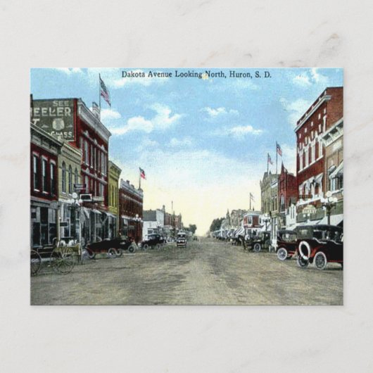 Carte postale ancienne - Huron, Dakota du Sud, Éta (Devant)