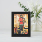 Carte Postale Ancienne icône orthodoxe de Jean le Baptiste (Debout devant)