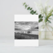 Carte Postale Ancienne jetée à Aberdour Silver Sand Beach, Écoss (Debout devant)