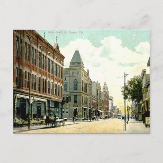 Carte postale ancienne - La Crosse, Wisconsin, Éta (Devant)
