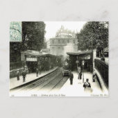 Carte postale ancienne - La Gare de Passy, Paris (Devant)