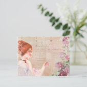 Carte postale ancienne Lady Wonderful Memories Eph (Debout devant)