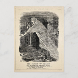 Carte postale ancienne "Le Némésis de la négligenc