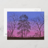 Carte Postale Ancienne ligne de clôture (Devant / Derrière)