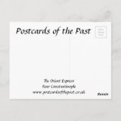 Carte postale ancienne - L'Orient Express (Dos)