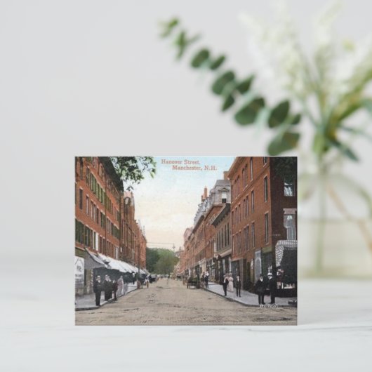 Carte postale ancienne - Manchester, New Hampshire (Debout devant)