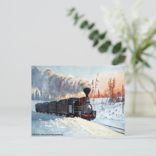 Carte postale ancienne - Manchurian Express, Sibér (Debout devant)