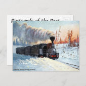 Carte postale ancienne - Manchurian Express, Sibér (Devant / Derrière)