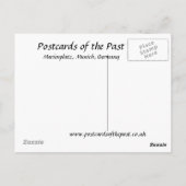 Carte postale ancienne - Marienplatz, Munich. (Dos)