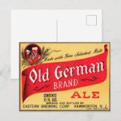 Carte Postale Ancienne marque allemande (Devant / Derrière)
