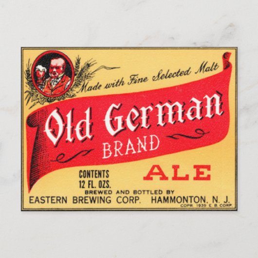 Carte Postale Ancienne marque allemande (Devant)
