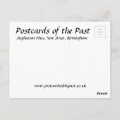 Carte postale ancienne - New Street, Birmingham (Dos)