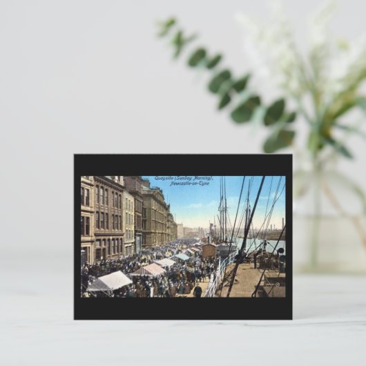 Carte postale ancienne - Newcastle-on-Tyne (Debout devant)