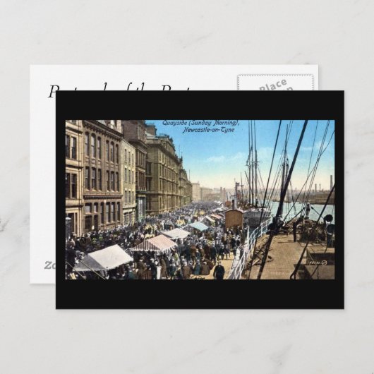 Carte postale ancienne - Newcastle-on-Tyne (Devant / Derrière)