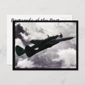 Carte postale ancienne - Northrop P-61 Black Widow (Devant / Derrière)