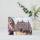 Carte postale ancienne - Paris - l'Opéra (Debout devant)