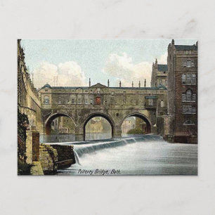 Carte postale ancienne - Pont Pulteney, Bath, Some