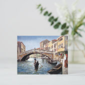 Carte postale ancienne - Ponte delle Guglie, Venis (Debout devant)