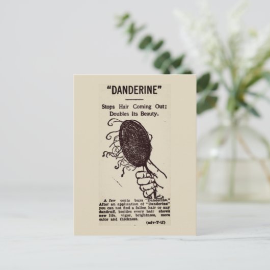 Carte Postale Ancienne publicité : Danderine (Debout devant)