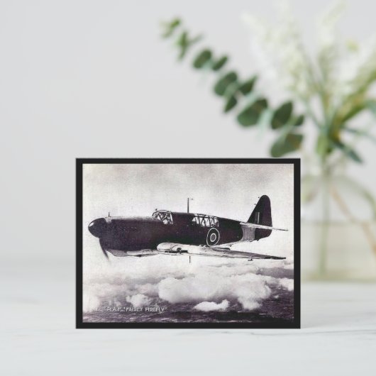 Carte postale ancienne - RAF Fairey Firefly (Debout devant)