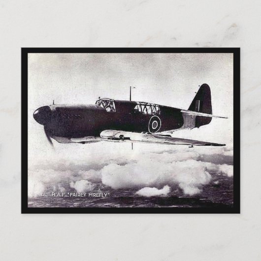 Carte postale ancienne - RAF Fairey Firefly (Devant)