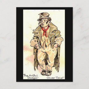 Carte postale ancienne - Renard rusé de "Oliver Tw
