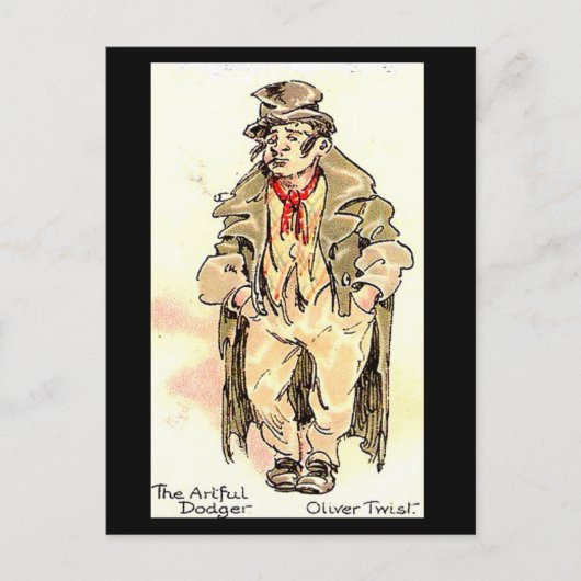 Carte postale ancienne - Renard rusé de "Oliver Tw (Devant)