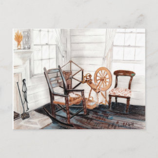 Carte Postale Ancienne roue tournante