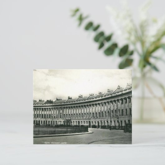 Carte postale ancienne - Royal Crescent, Bath, Som (Debout devant)