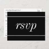 Carte postale ancienne RSVP (Devant / Derrière)