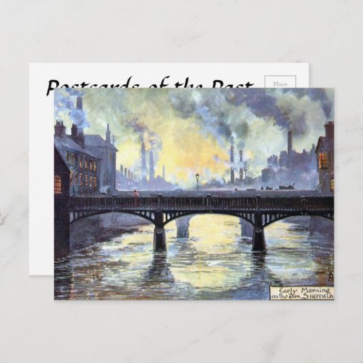 Carte postale ancienne - Sheffield, Yorkshire (Devant / Derrière)