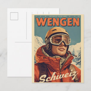 Carte Postale Ancienne station de ski ANDERMATT en Suisse Cadeau