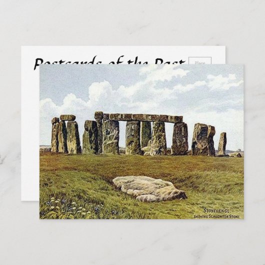 Carte postale ancienne - Stonehenge, Wiltshire (Devant / Derrière)