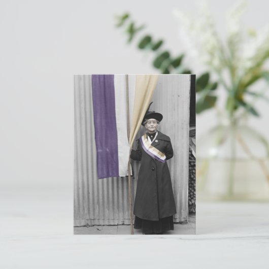 Carte Postale Ancienne Suffragette (Debout devant)
