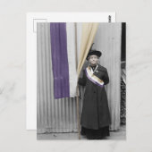 Carte Postale Ancienne Suffragette (Devant / Derrière)