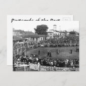 Carte postale ancienne - The Paddock, Hippodrome d (Devant / Derrière)