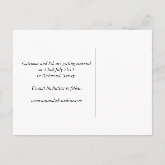 Carte postale ancienne, The Terrace, Richmond (Dos)