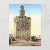 Carte postale ancienne - Torre del Oro, Séville, E (Devant)