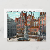 Carte postale ancienne - Université de Birmingham (Devant / Derrière)