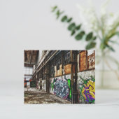 Carte Postale ancienne usine (Debout devant)