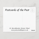 Carte postale ancienne - Varsovie, Pologne (Dos)