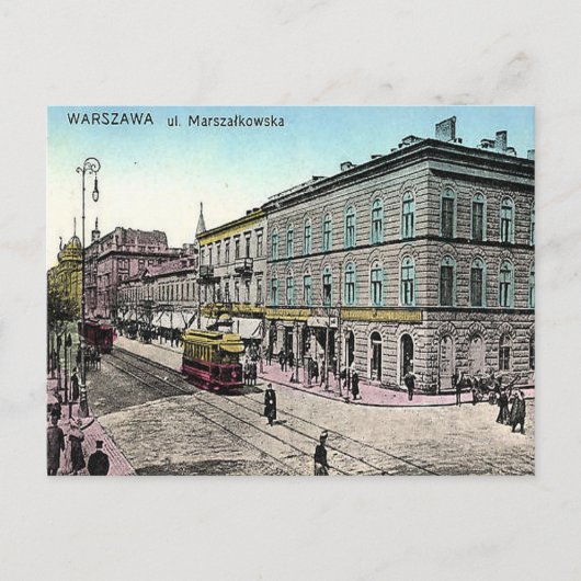 Carte postale ancienne - Varsovie, Pologne (Devant)
