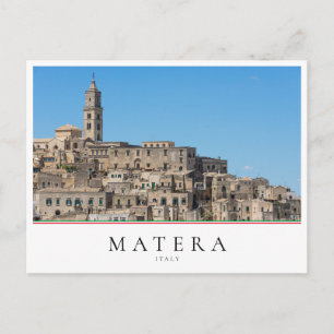 Carte Postale Ancienne ville de Sassi di Matera en Italie